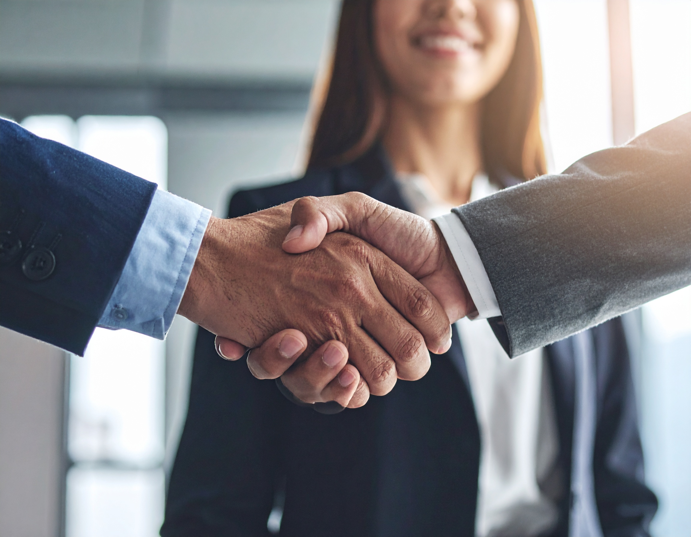 Poignées de main – partenariat et confiance